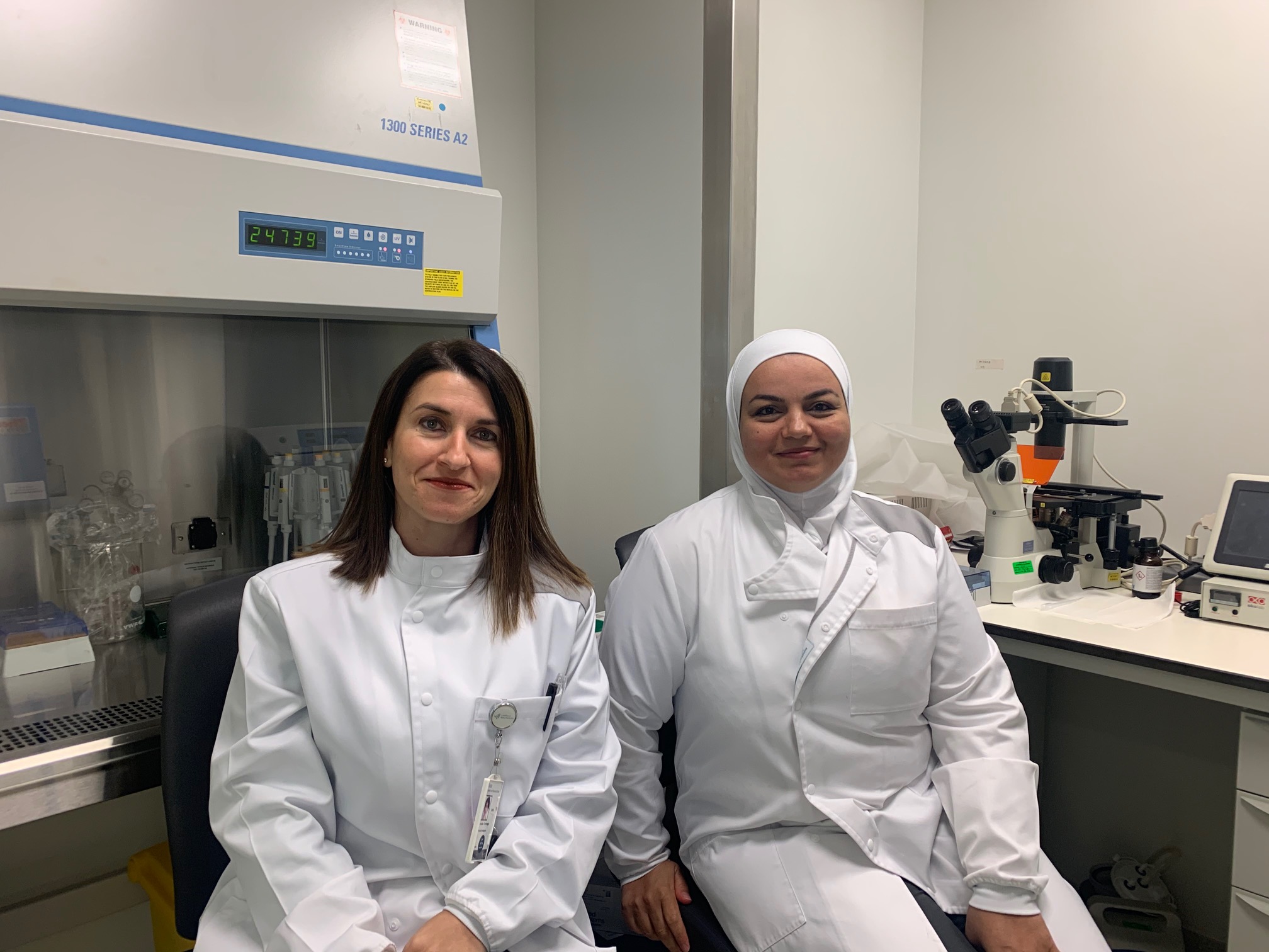 Left from Right: Dr. Annalisa Terranegra and Dr. Souhaila Al Khodor