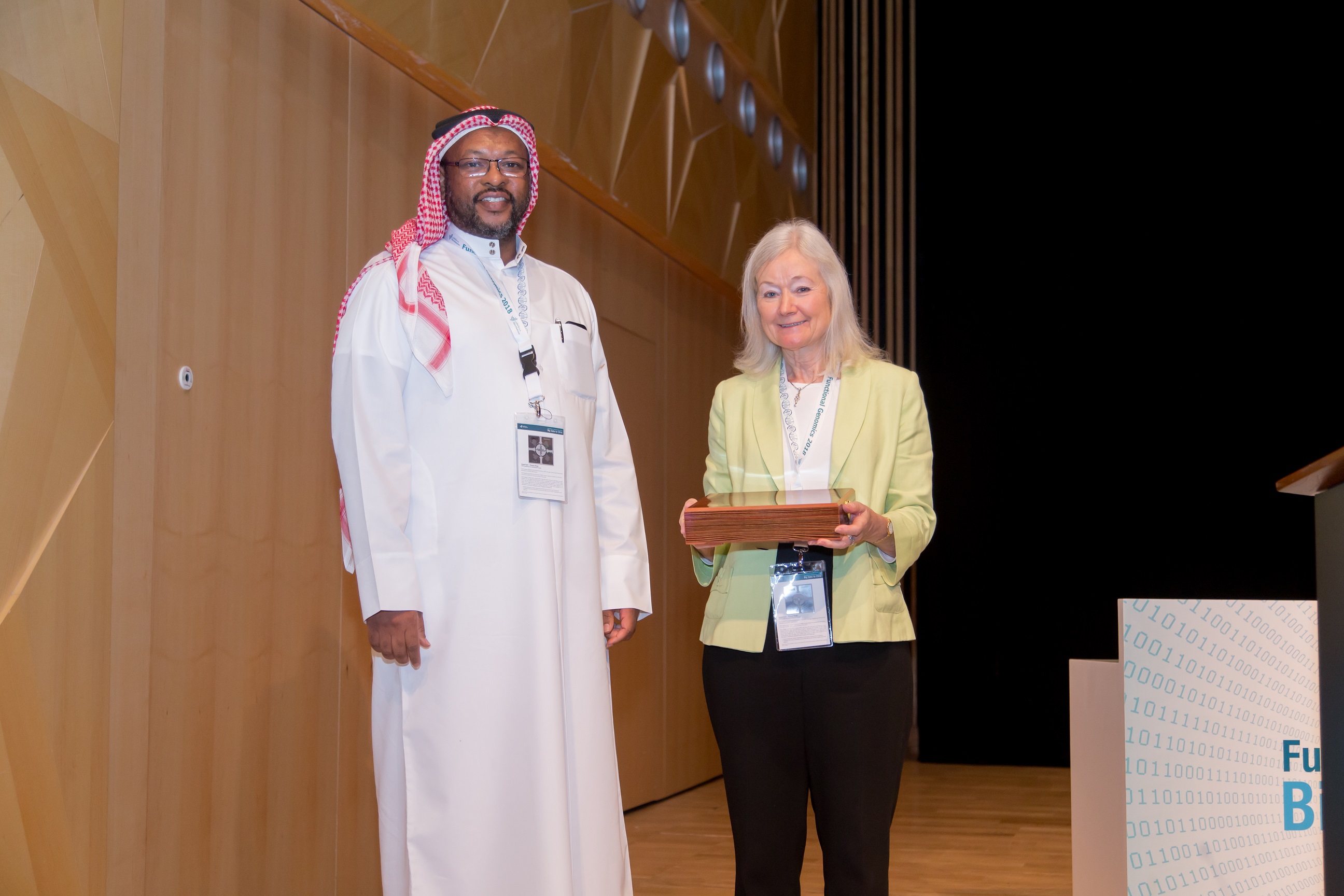 Dr. Rashid Al Ali & Dame Kay Davies